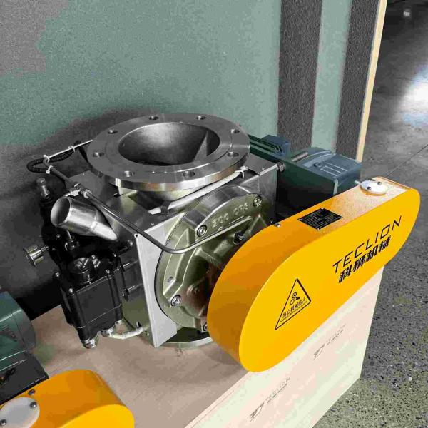 3.5bar Stainless Steel Granular Rotary Airlock Motor Medium Discharge High Pressure