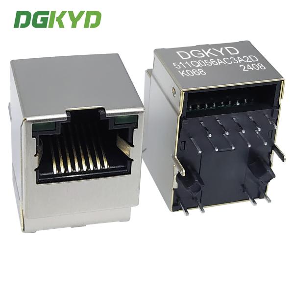 DGKYD511Q056AC3A2DK068 RJ45 180 Degree Direct Insertion With Shielded Shell Full