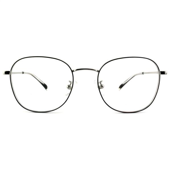 FM2582 Lightweight Round Metal Glasses Frame , Customized Optical Spectacle