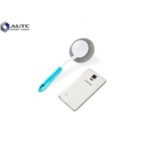 Customized Descale Housekeeping Brushes Pot Stainless Steel Wire With Handle