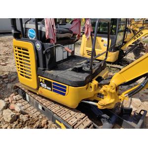 Used Mini PC18 Komatsu Hydraulic Excavator 1.8ton For Used Earth Moving Digging