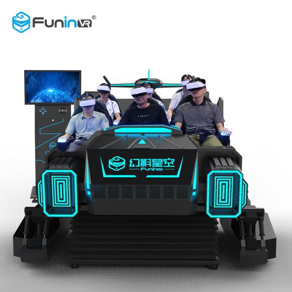 Children 6 Seats 9D Virtual Reality Amusement Park Simulator With ISO9001