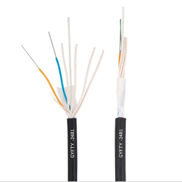 Buy Loose Tube Fiber Optical Cable non-metallic polyethylene sheathed GYFTY at wholesale prices