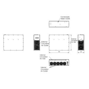 220VAC 3000W Cooling Capacity Small Cabinet Air Conditioner