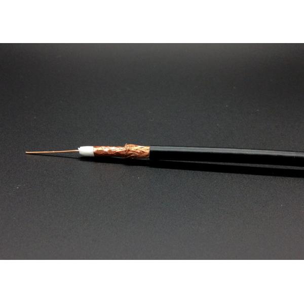 RG59U 75 Ohm Coaxial Cable 3.7Foam PE Golden Color Foil Customized Color