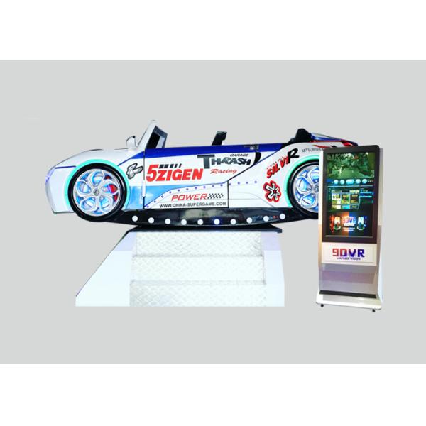 Multiplayer Virtual Reality Driving Simulator , Special Effects 6 Seats 9D VR Cinema