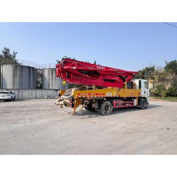 Sany 37m Concrete Pump Truck with Hydraulic Chassis and Wide Machining Process