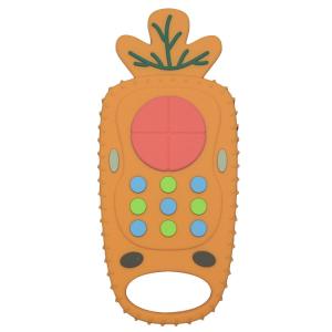 Silicone Dentition Carrot Remote Control Teether MHC Baby Toy
