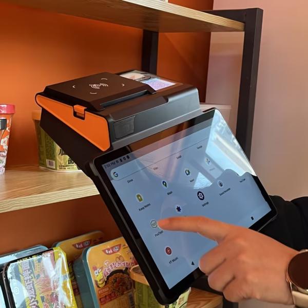 Android Payment Terminal Voice Call Supported Credit Card Terminal Wireless For