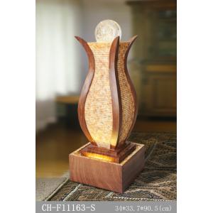 Quality Flowers Marble Effect Wood Rattan Garden Fountain for sale