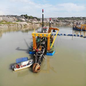 17-60 Meter Total Length Diesel Engine Cutter Suction Dredger QHCSD-1 for River