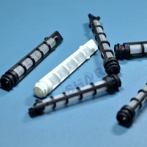 Precision Injection Molded Plastic Parts With Mesh Filters Elements Mesh Inserts