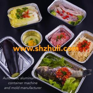 Aluminum Silver Foil Box Making Machine Aluminum Foil Container Machine For Food