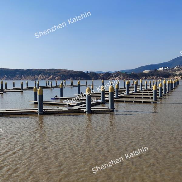 Buy Aluminum Floating Pontoon Dock Marine Gangway Float Pontoon Dock at wholesale prices