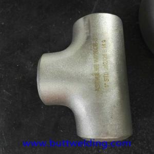 Butt Weiding 1'' STD N08020 ASME B16.9 Nickel Alloy Steel Equal Tee Pipe Fitting