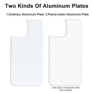 Aluminum Plate Sublimation Phone Case Anti Slip For IPhone16 Samsung S25 Ultra