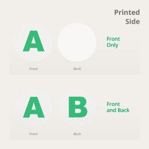 Round Restaurant Brochure Flyer Printing Cosmetic Flyers Printing Service