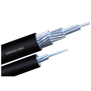 Professional Aerial Bunched Cables , Aerial Electrical Cable ABC-AAAC Triplex