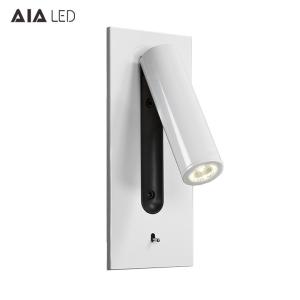 Adjustable stainless steel flexible LED headboard reading light modern aluminum