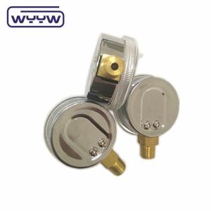 Lower Mount Gas Manometer Pressure Gauge For Oxygene Cylinder