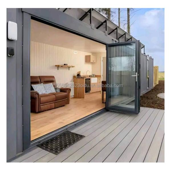 Prefab Modern Luxury Shipping Container House Villa 40ft One Bedroom One Kitchen One Bathroom One Living Room for Shop