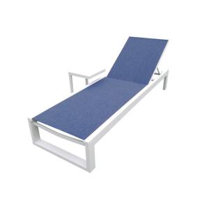 China Textilene Aluminum Chaise Lounge on sale