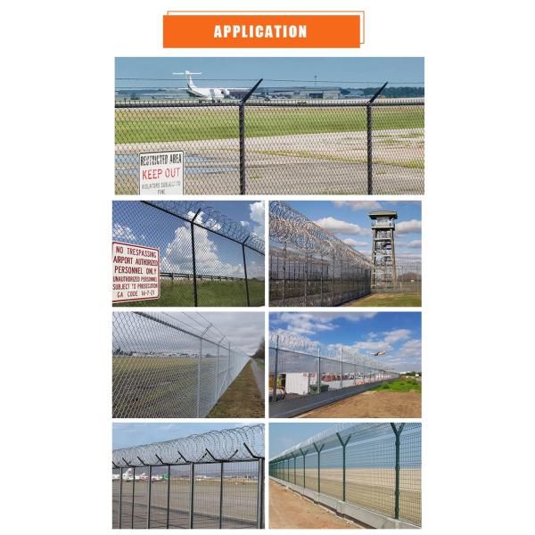 Road Isolation 50*100mm Security Wire Fence