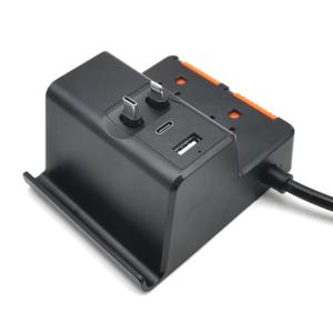 2 outlet Power Socket 1.5FT Cord, USB Surge Protector, Power Charge for Apple