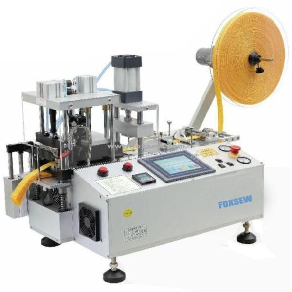 Buy Automatic Tape Cutting Machine with Punching Hole and Collection Device at wholesale prices