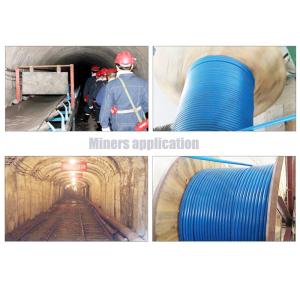 Flame Retardant Mining Fiber Cable Miners Application Outdoor 4 Core Glass Fiber