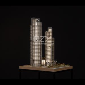 Quality 1/300 River Park Residencial Model With Electroplating Handmade 3D Printing for sale