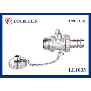 China Cap Key On Off Operated HPB 57-3 Brass Drain Ball Valve on sale