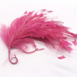 Quality Create a Spooky Atmosphere with 15*30 cm Emu Feather Flower Mount and Wire Accessory for sale