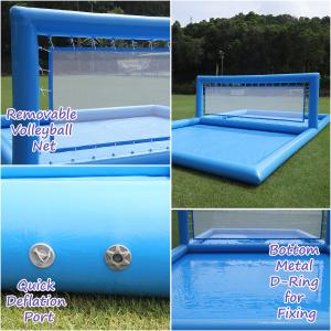 33x16.5x7FT Inflatable Volleyball Court Beach Volleyball Net Volleyball Pool