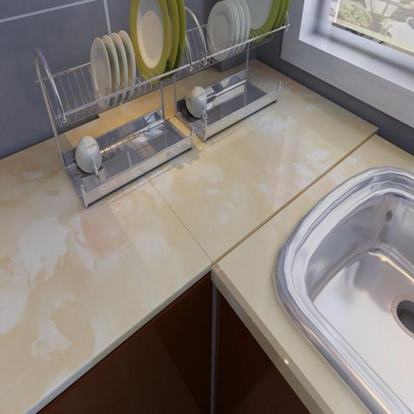 1.22m or 0.61m Width Size High Glossy Marbling PVC Wallpaper Adhesive Wall Stickers for Bathroom and Kitchen Marble Wallpaper