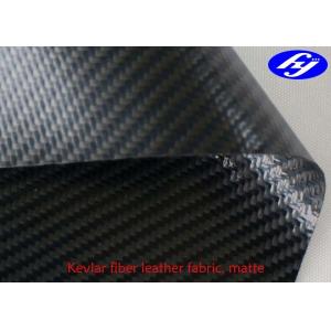 Cut Resistant Black Artificial Leather Fabric With 480GSM TPU Coated