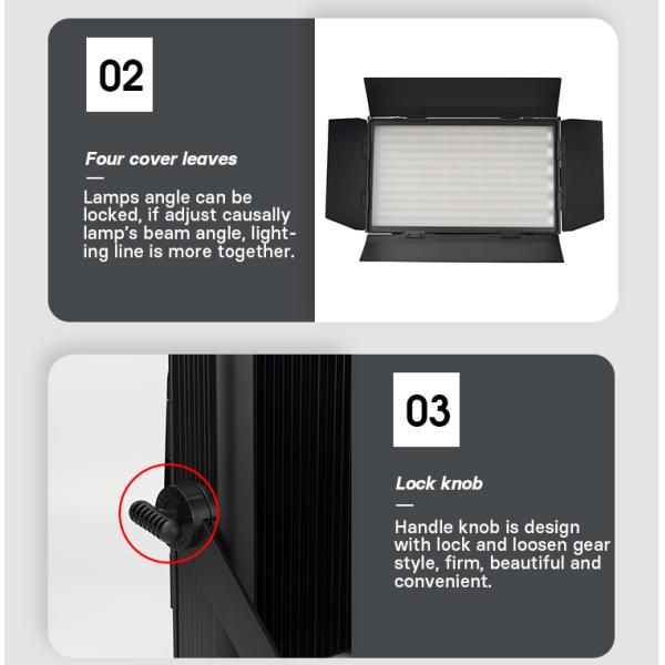 200W 3200k 5600k bi-color led sky panel Fill-in light