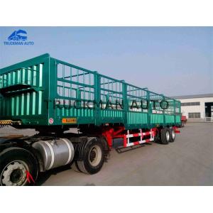 High Loading Fence Semi Trailer 40 Ton~60 Ton With Wabco And Abs Support