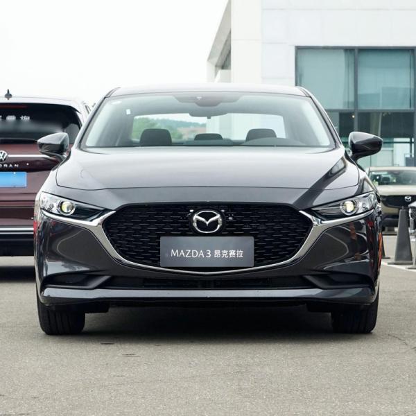 Changan Mazda 3 Compact Car 5 Seater Manual Transmission Fuel Vehicle Black LED Lights Electric Fabric Multi-function