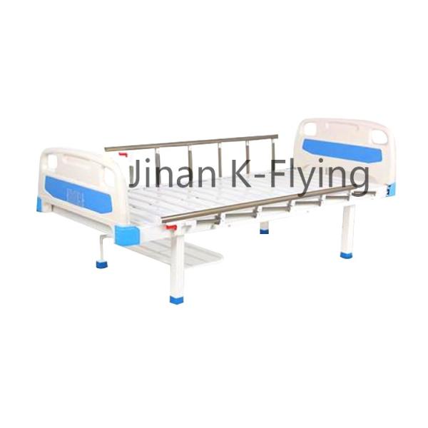 Buy Cold Rolled Steel Flat Manual Nursing Bed 2150x900x500mm at wholesale prices