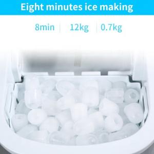 Automatic Stainless Steel Portable Nugget Ice Maker for Home High Capacity 105w