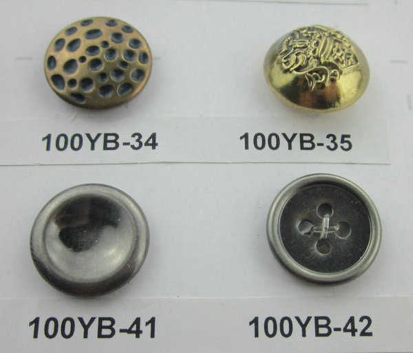 Wholesale metal sewing button custom logo brass buttons