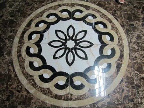 Water jet marble Designs,round marble water jet Floor Medallions,Waterjet Patterns Flooring Tiles