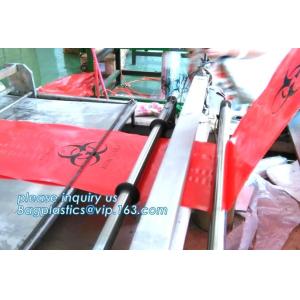 Biohazardous Bags with Custom Printed for Laboratory Used, disposable Polypropyl