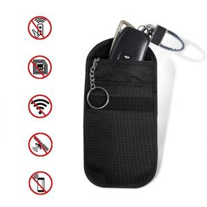 Buy cheap Anti Theft Car Key Signal Blocking Pouch RFID Faraday Cage Shielding Lock from wholesalers