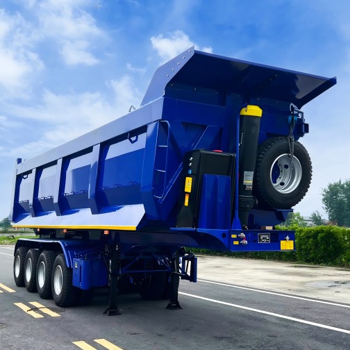 CIMC Dump Semi Trailer For Sand Coal Stone Transportation For Sale In Africa