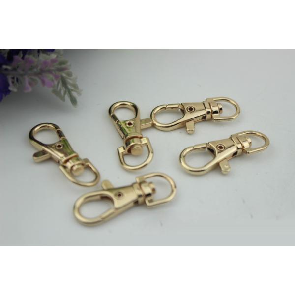 Favourable price hot products 4 color zinc alloy metal 10 mm lobster claw snap hook for sling bag