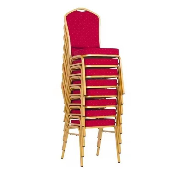 Buy Modern Iron Meeting Chair Stackable Design Fabric Seat at wholesale prices