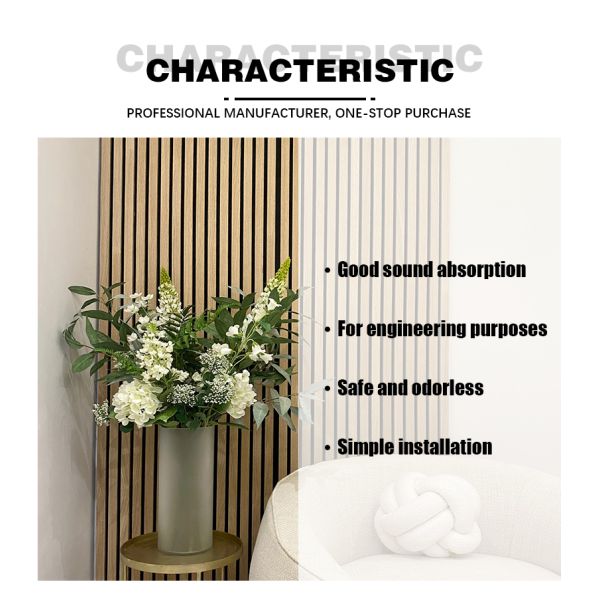 MDF AKUpanel Sound Proofing Wall Panel - Side View