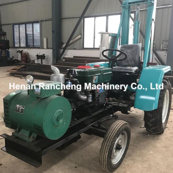 Buy 150m DTH Hydraulic Water Well Drilling Rig Machine Portable Pneumatic Tractor Mounted Drilling Rig at wholesale prices
